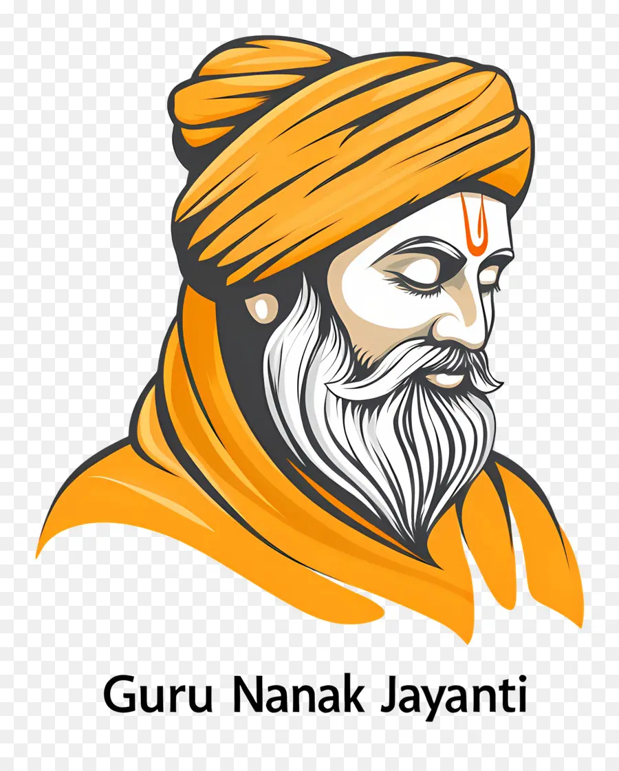 อาจารย์ Nanak Jayanti，ภาพประกอบ Guru Nanak PNG