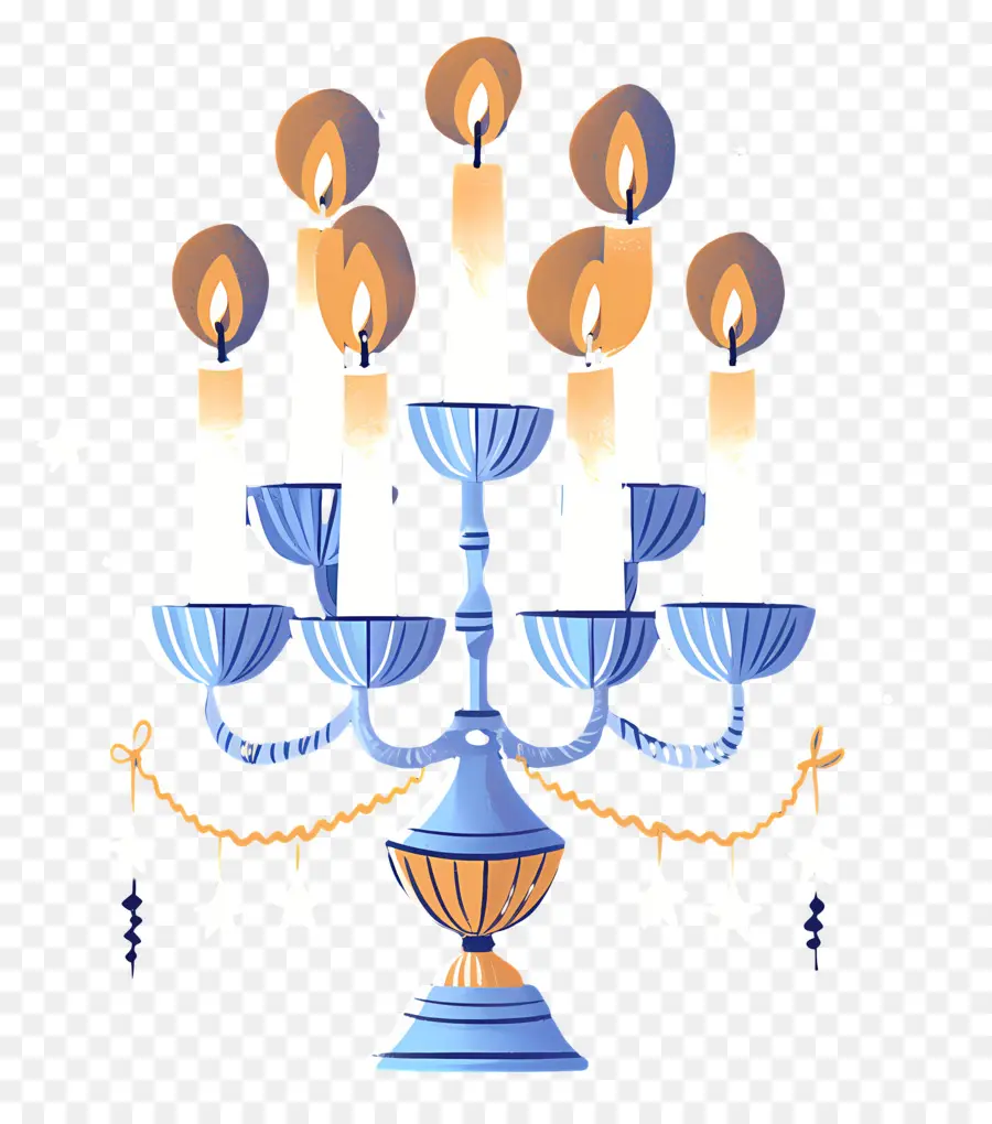 Hanukkah，เมโนราห์ PNG