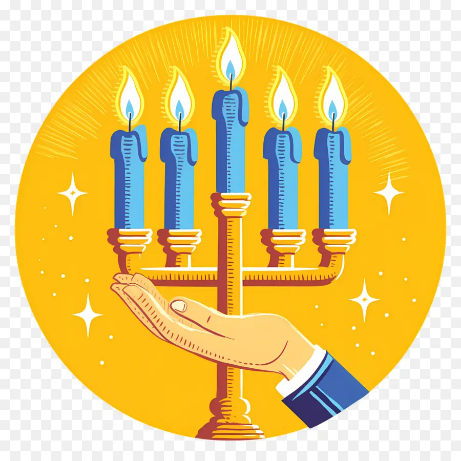 Hanukkah Menorah，เมโนราห์ PNG