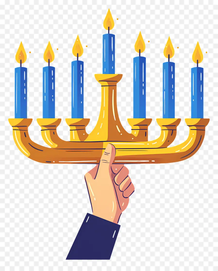 Hanukkah Menorah，เมโนราห์ PNG