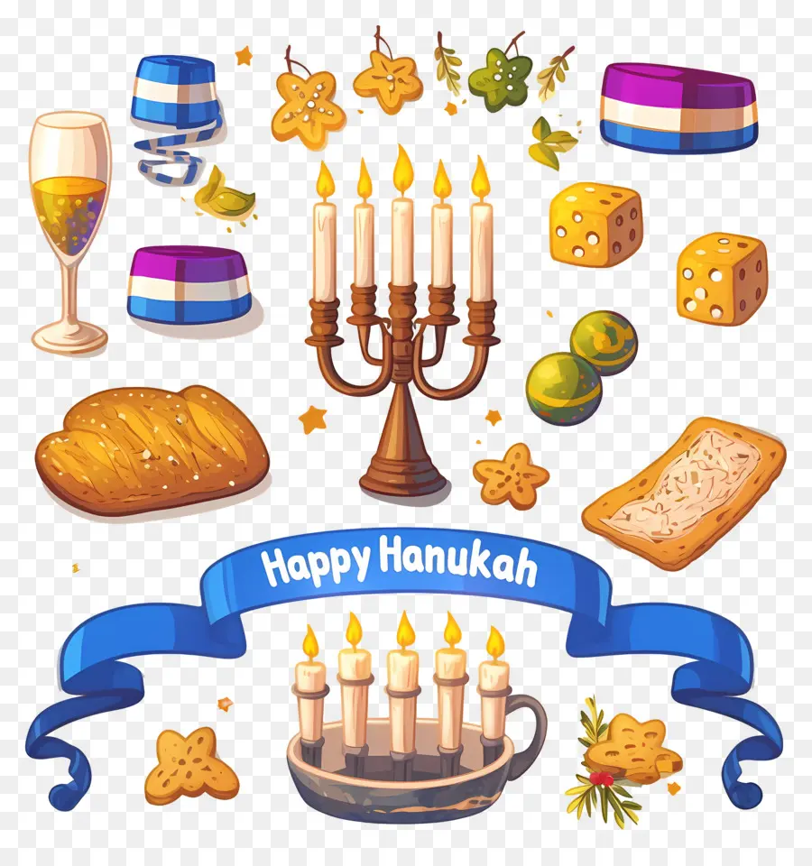 Hanukkah Menorah，การเฉลิมฉลอง Hanukkah PNG