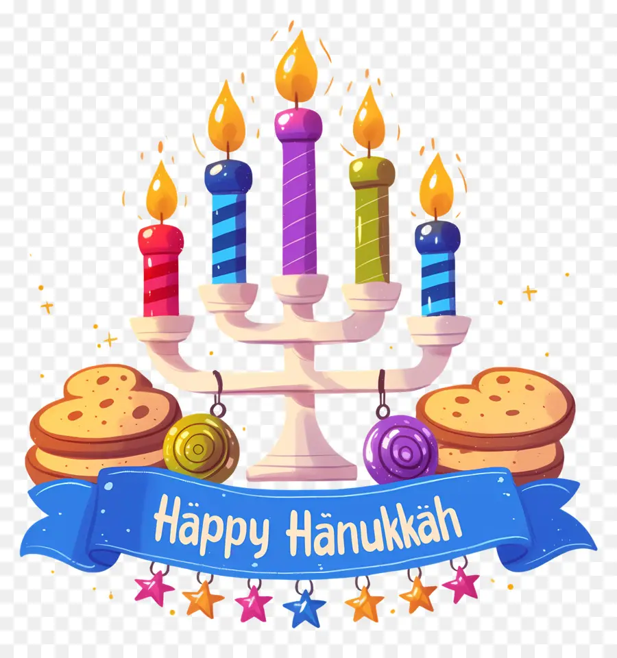 Hanukkah Menorah，การเฉลิมฉลอง Hanukkah PNG