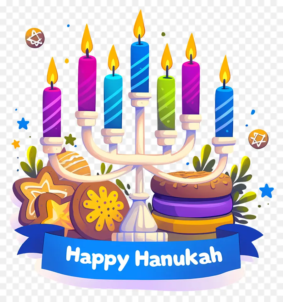 Hanukkah Menorah，การเฉลิมฉลอง Hanukkah PNG