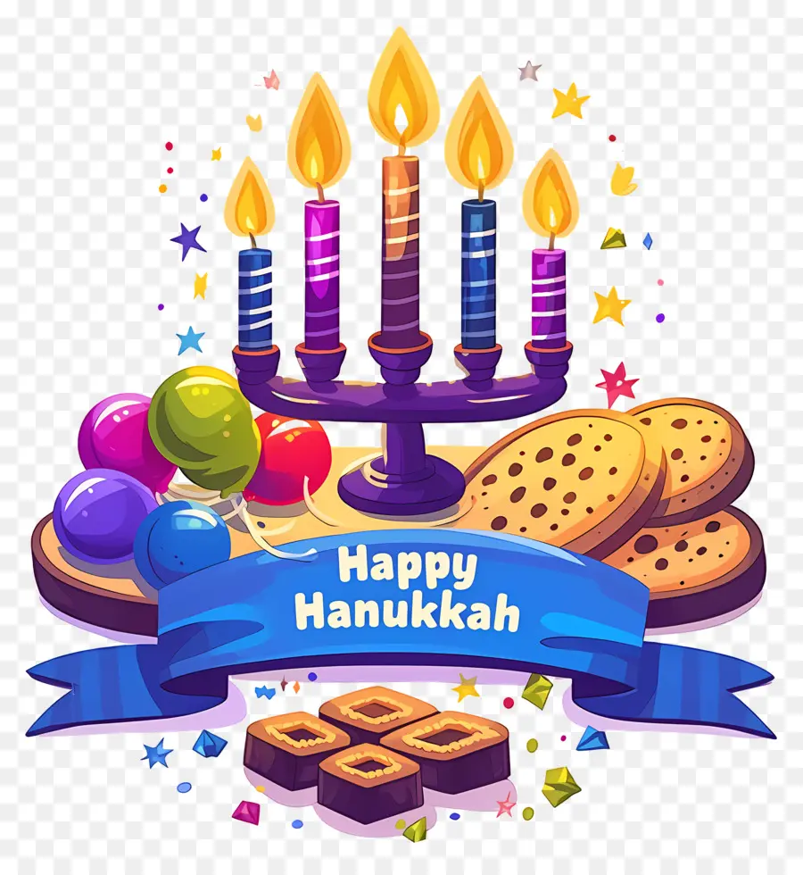 Hanukkah Menorah，การเฉลิมฉลอง Hanukkah PNG