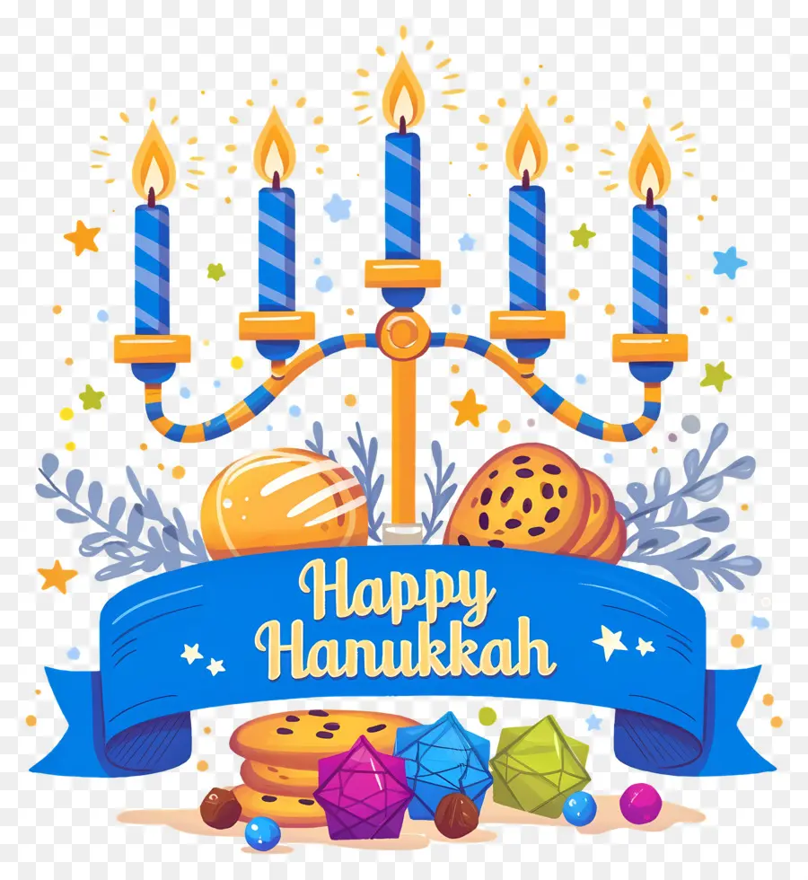 Hanukkah Menorah，การเฉลิมฉลอง Hanukkah PNG