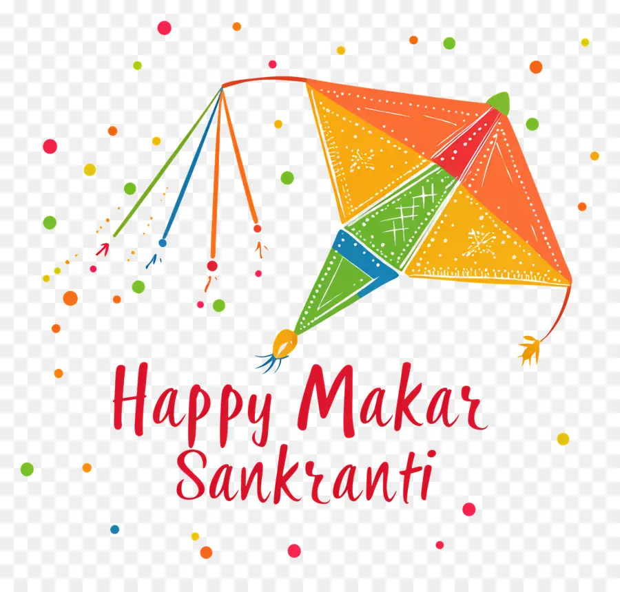 Happy Makar Sankranti，ว่าว PNG