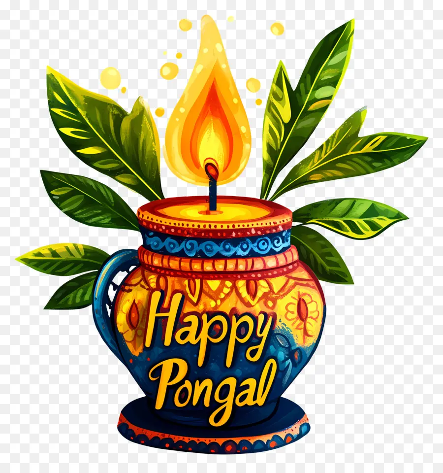 Pongal มีความสุข，สว่างฉันทำได้ PNG