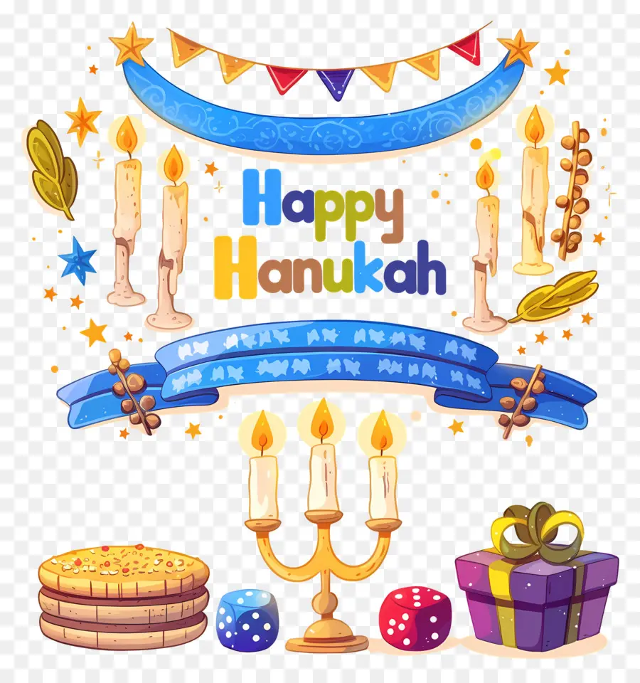 Hanukkah Menorah，การเฉลิมฉลอง Hanukkah PNG