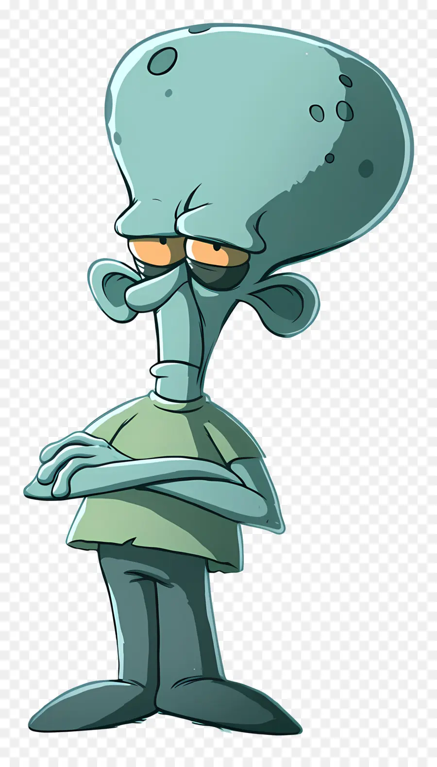 หนวดหนวด Squidward，ปลาหมึกการ์ตูน PNG