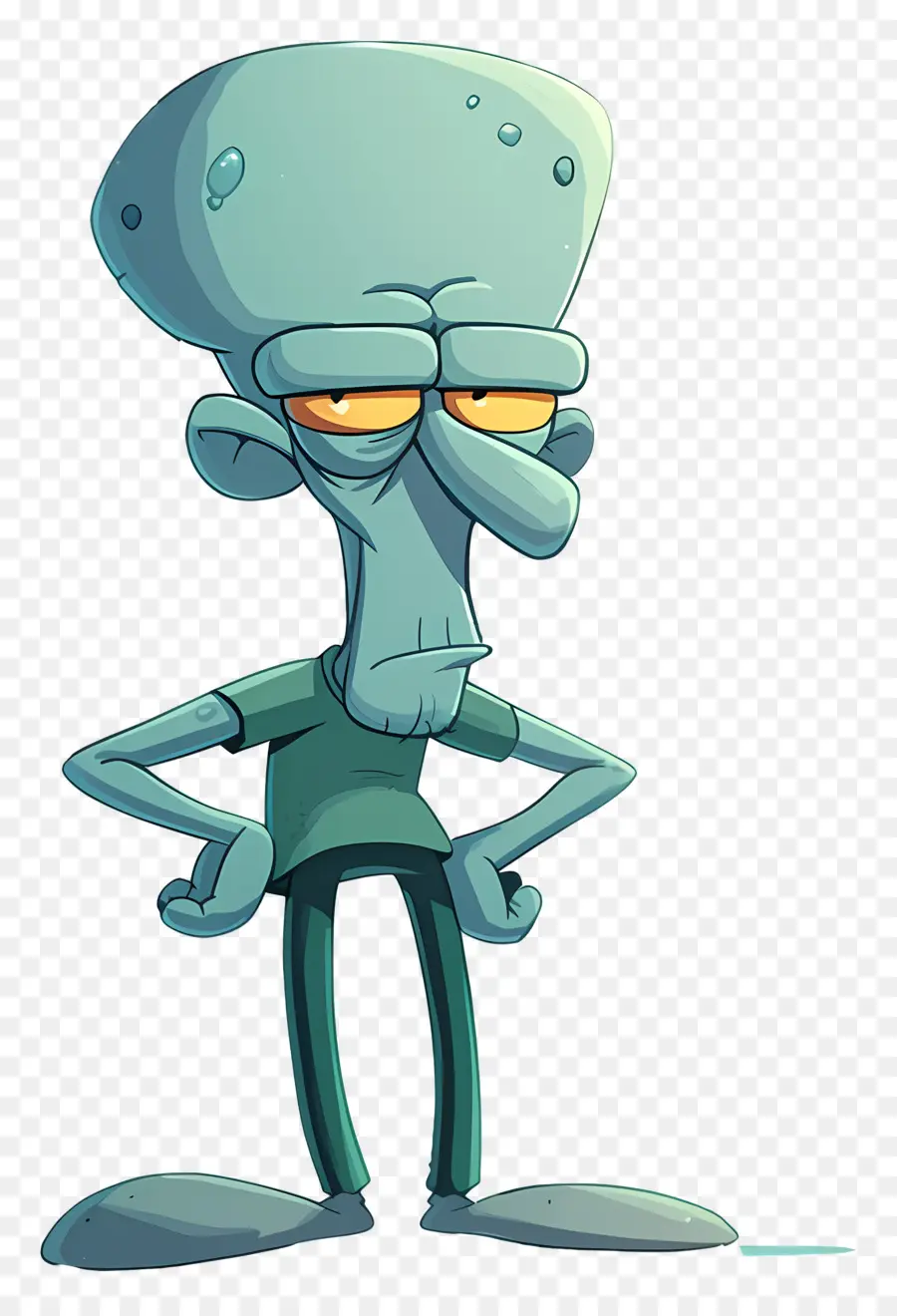 หนวดหนวด Squidward，ตัวการ์ตูน PNG