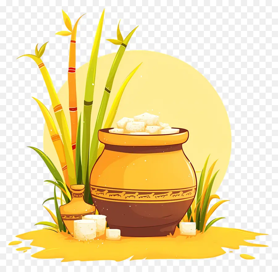 Pongal สามารถ，หม้ออ้อย PNG