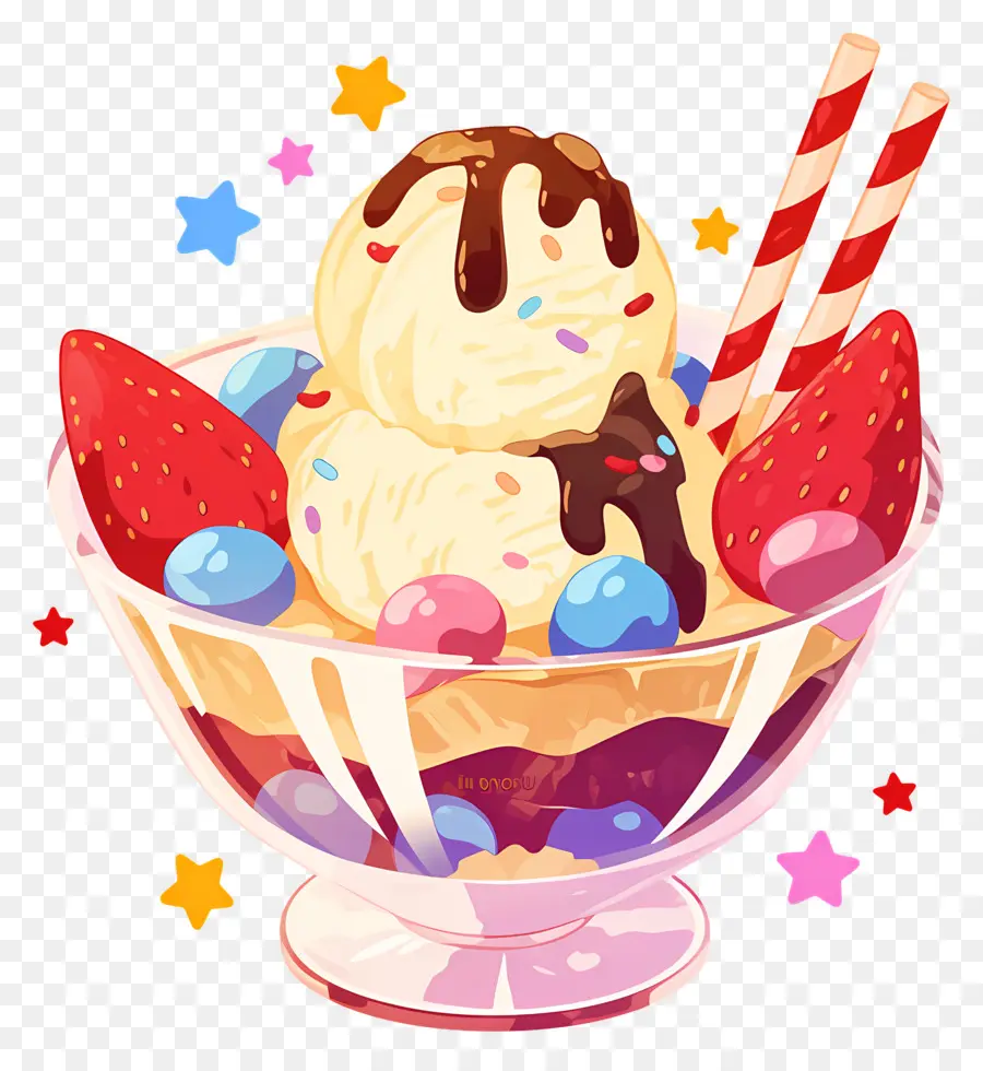 วันซันเดย์แห่งชาติ，ไอศกรีม Sundae PNG