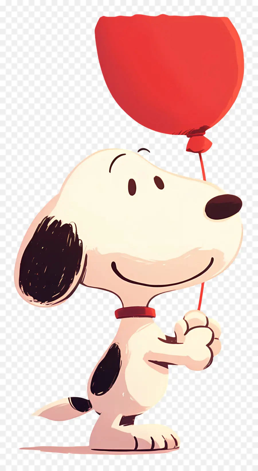 Snoopy ถือบอลลูน，สุนัขการ์ตูนกับบอลลูน PNG