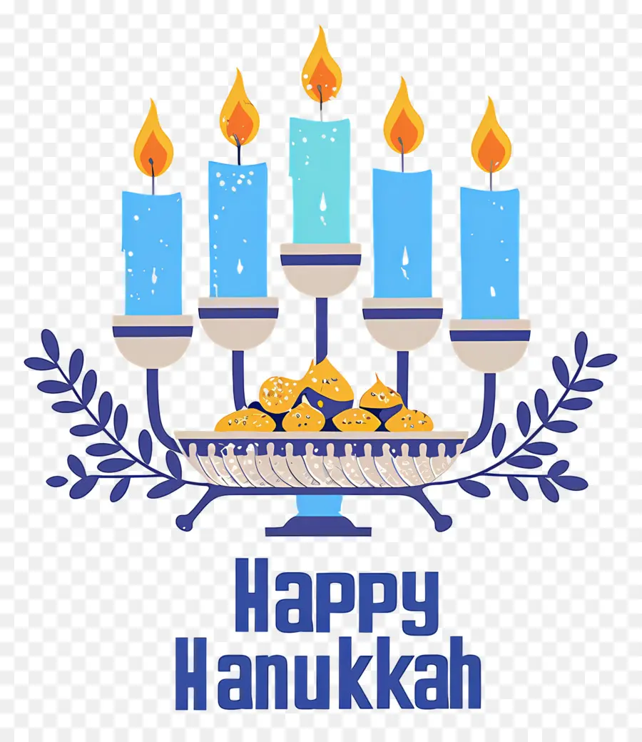 Hanukkah มีความสุข，เทียน Hanukkah PNG