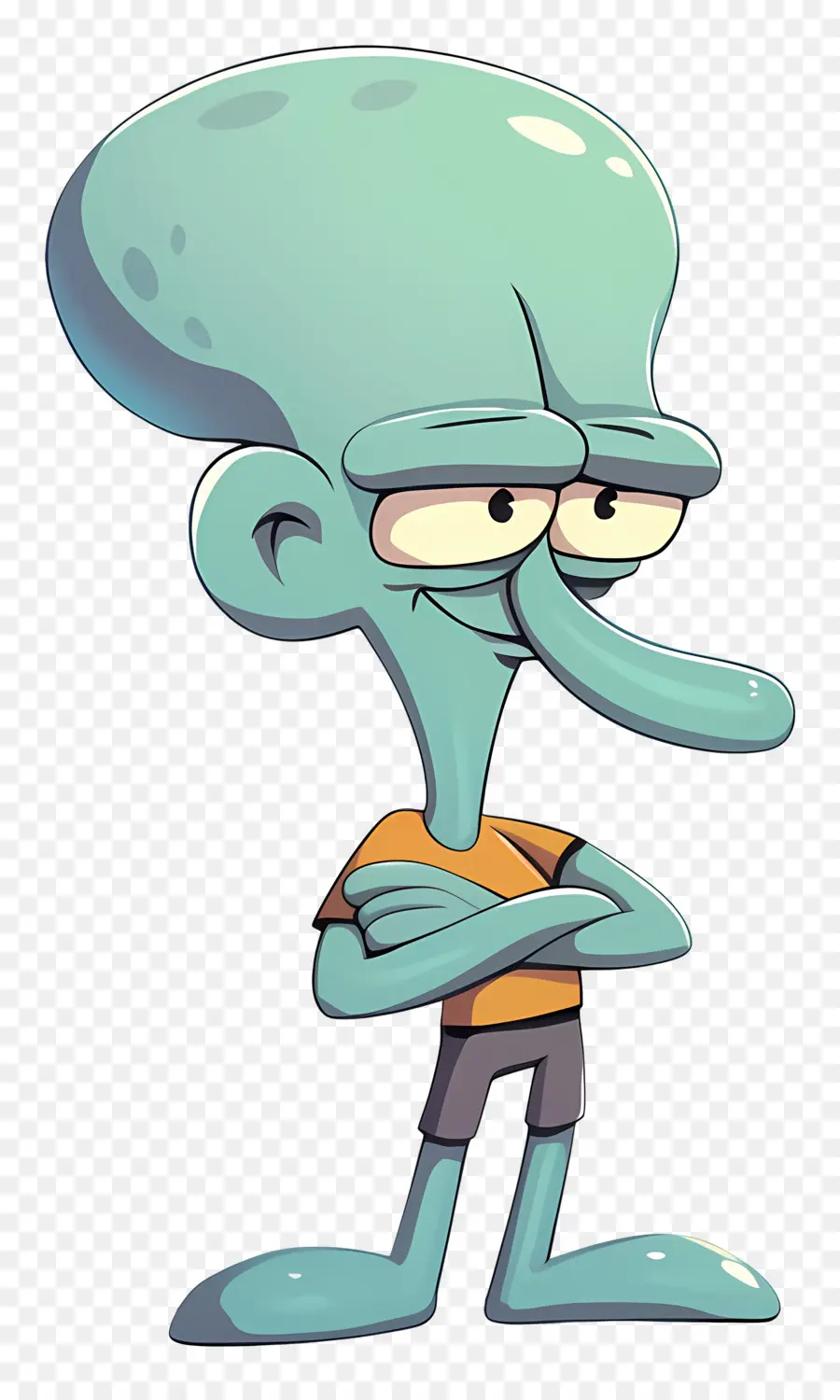 หนวดหนวด Squidward，ตัวการ์ตูน PNG