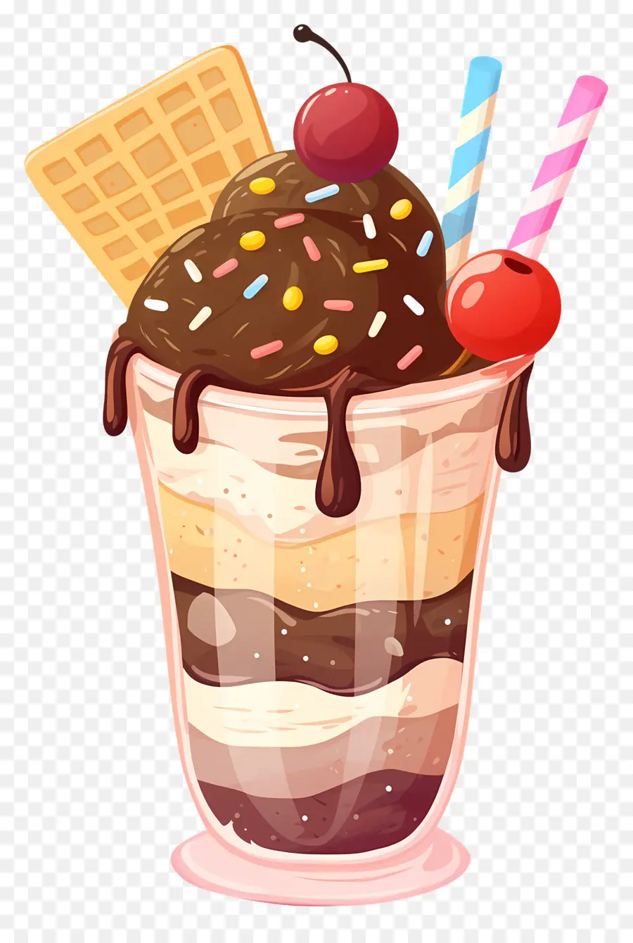 วันซันเดย์แห่งชาติ，ไอศกรีม Sundae PNG