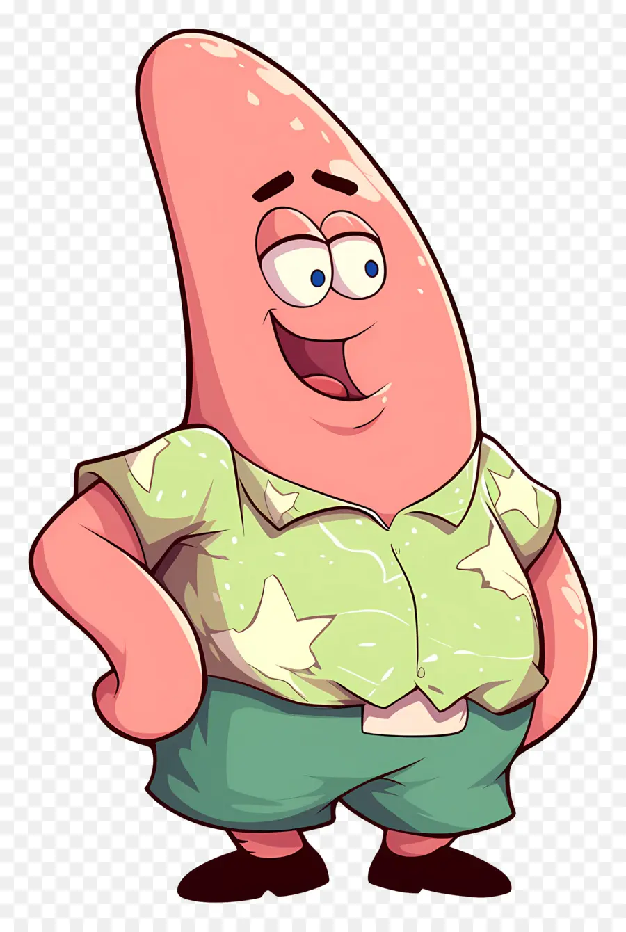 Patrick Star，ตัวละครปลาดาวสีชมพู PNG