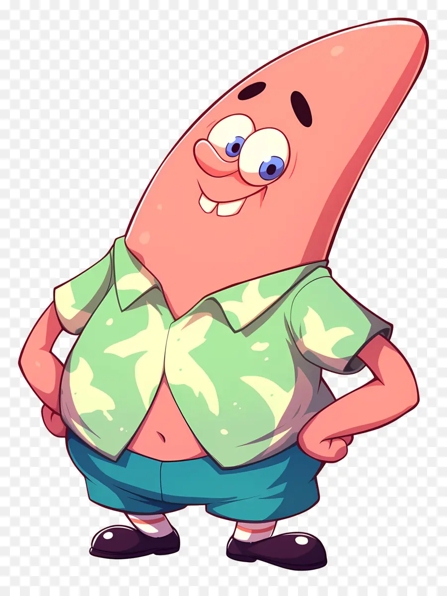 Patrick Star，ตัวละครปลาดาวสีชมพู PNG