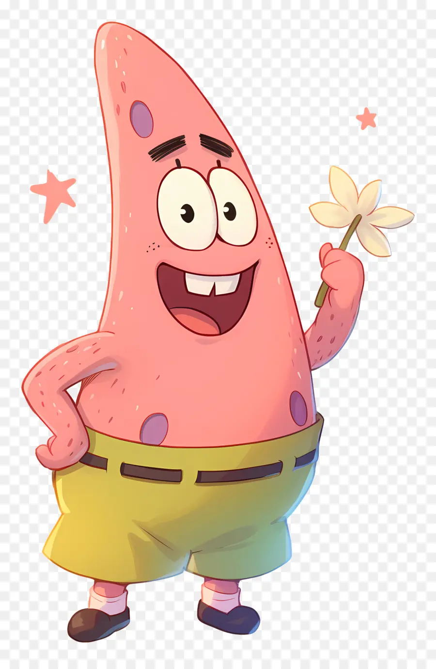 Patrick Star，ปลาดาวการ์ตูน PNG