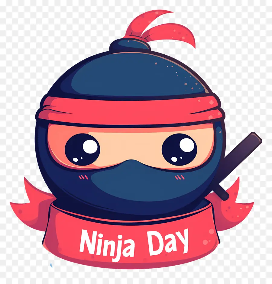 วันนินจา，หน้า Chibi Ninja PNG