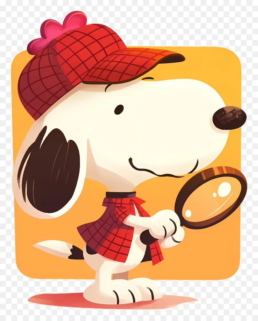 รัก Snoopy，สุนัขที่มีแว่นขยายและแว่นกันแดด PNG