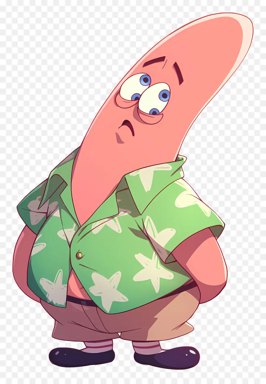 Patrick Star，ตัวละครปลาดาวสีชมพู PNG