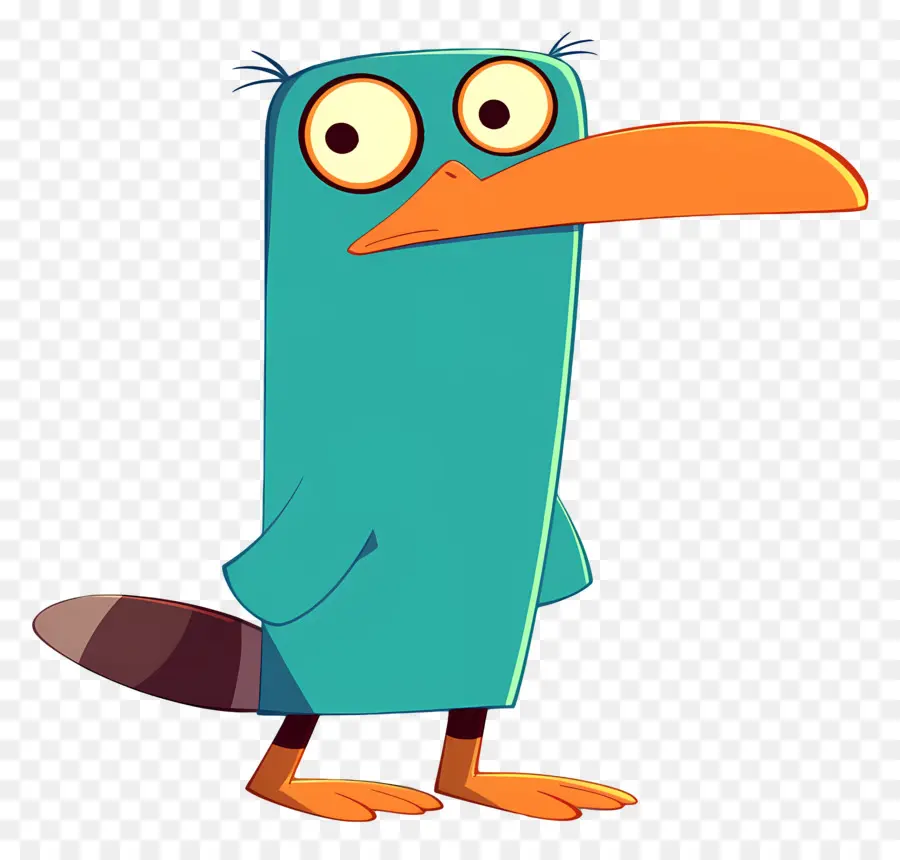 Perry The Platypus，นกการ์ตูน PNG