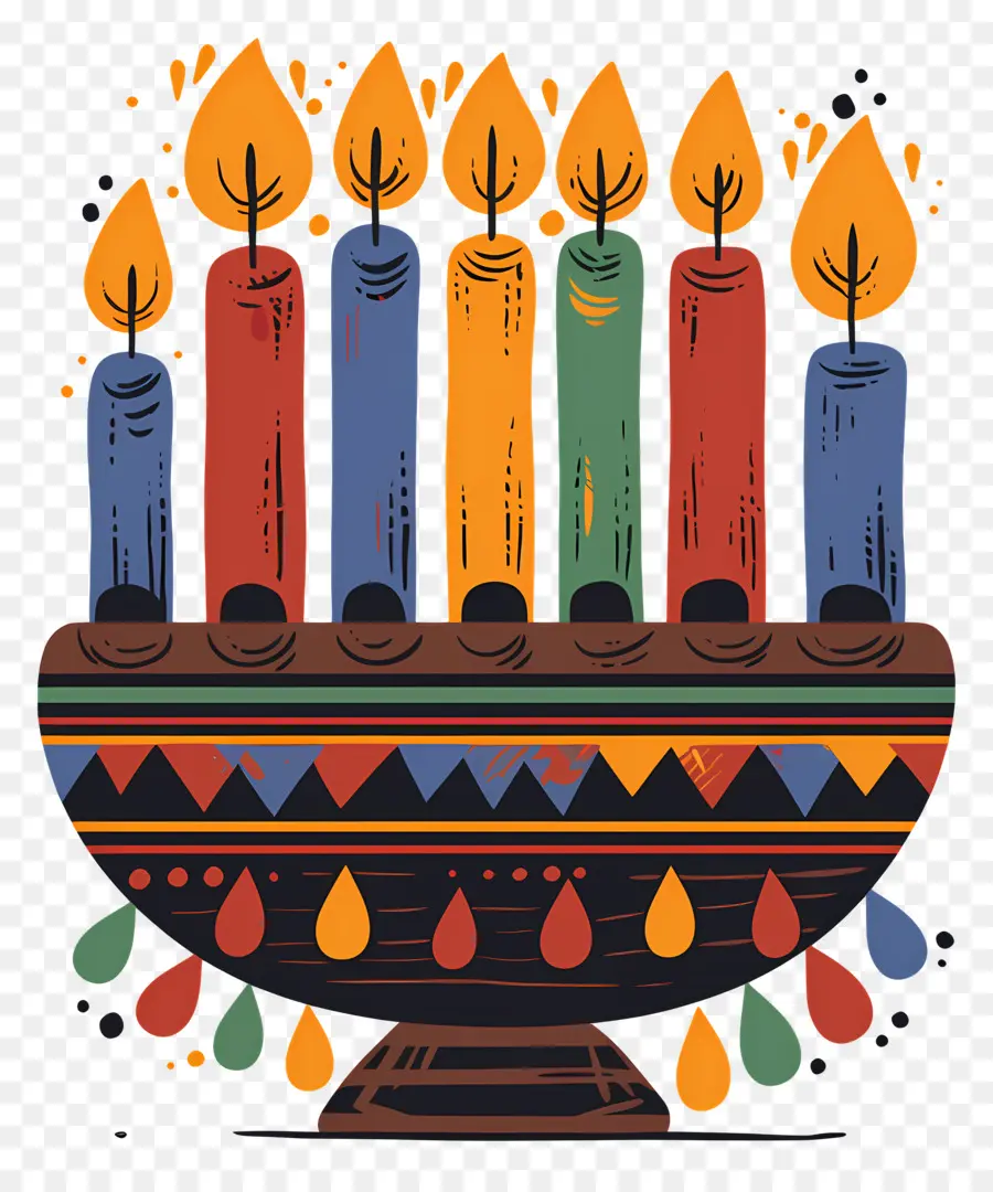 เทียน Kwanzaa，เทียน PNG