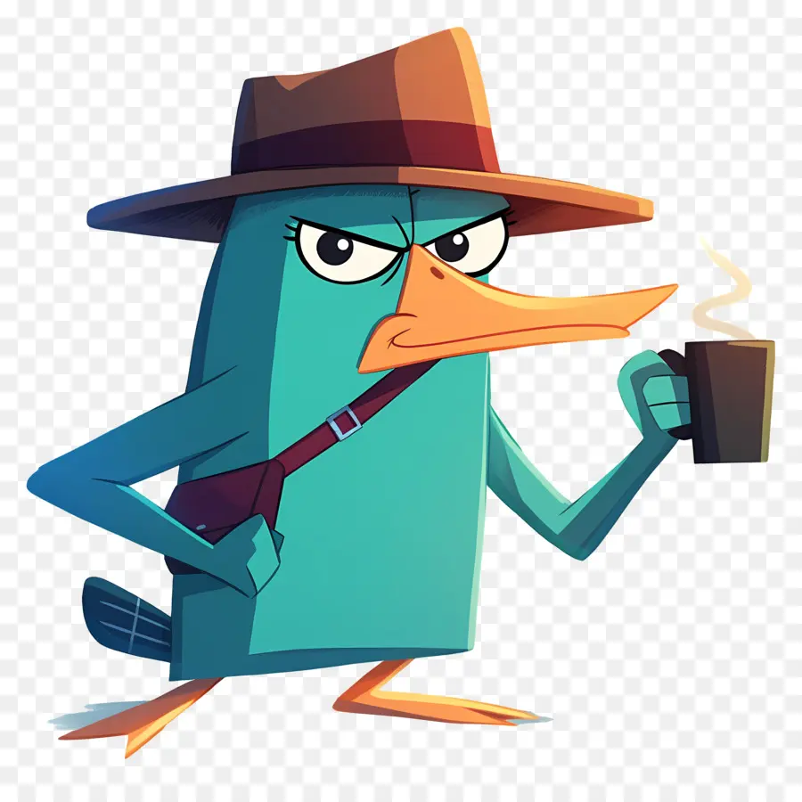 Perry The Platypus，Platypus การ์ตูน PNG