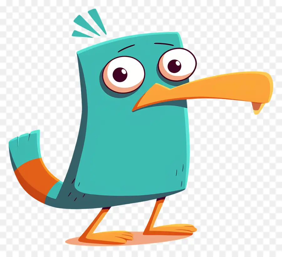 Perry The Platypus，นกการ์ตูน PNG