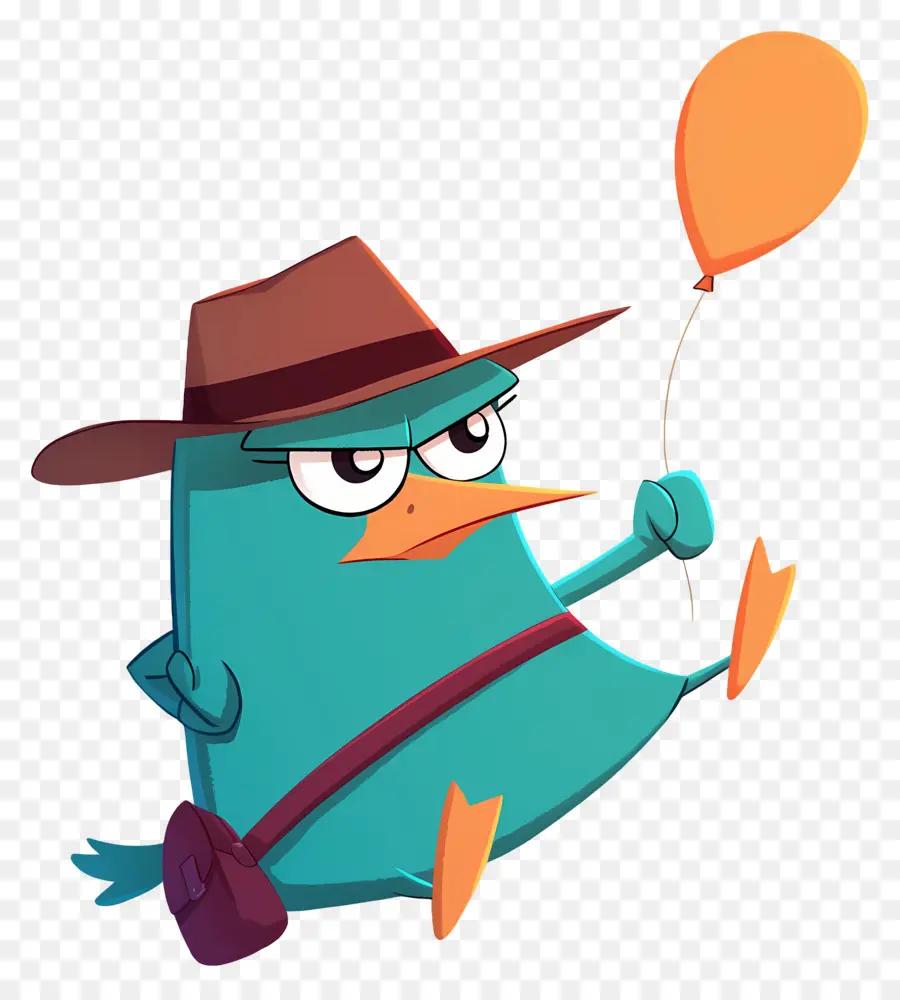 Perry The Platypus，เป็ดการ์ตูน PNG