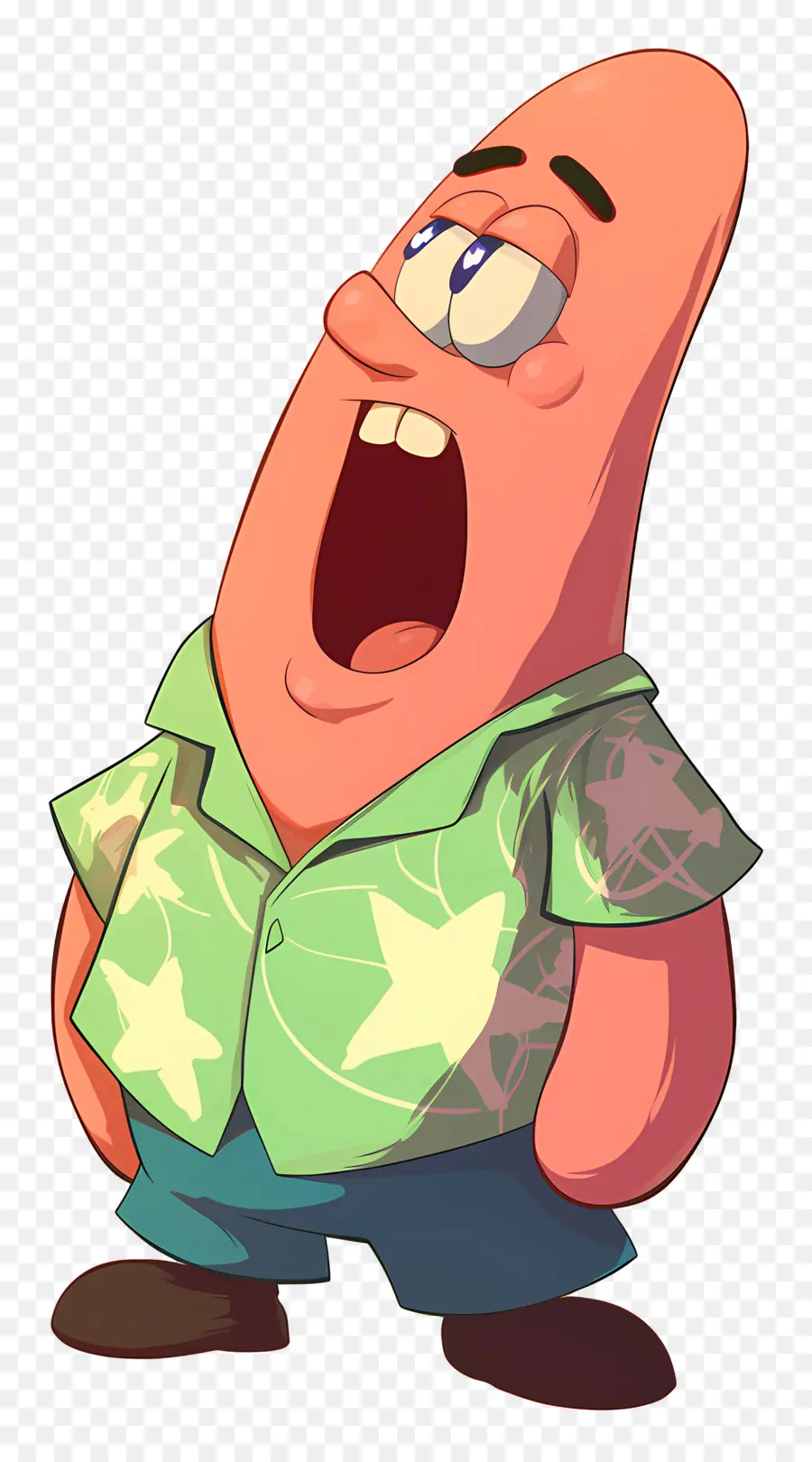 Patrick Star，ตัวละครปลาดาวสีชมพู PNG