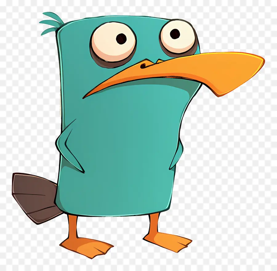 Perry The Platypus，นกการ์ตูน PNG