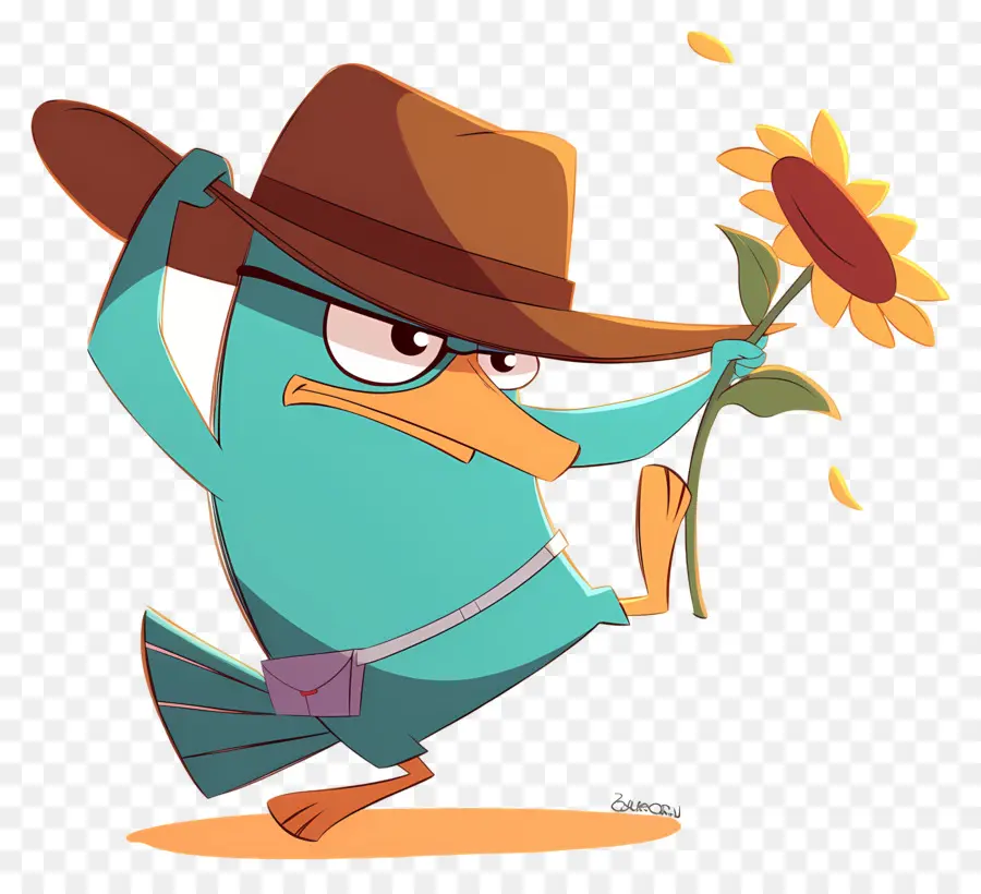 Perry The Platypus，Platypus การ์ตูน PNG