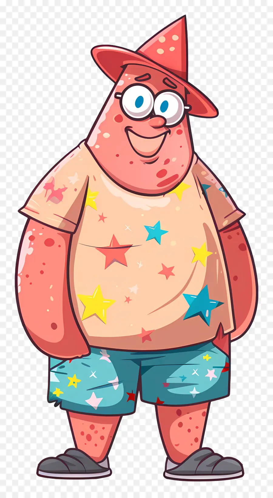 Patrick Star，ตัวละครการ์ตูนปลาดาว PNG