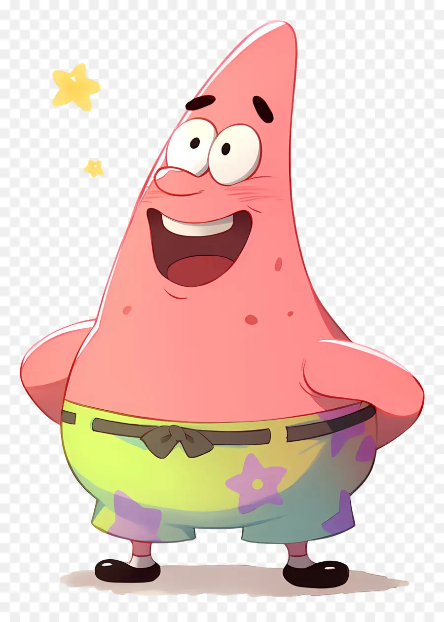 Patrick Star，ปลาดาวการ์ตูน PNG