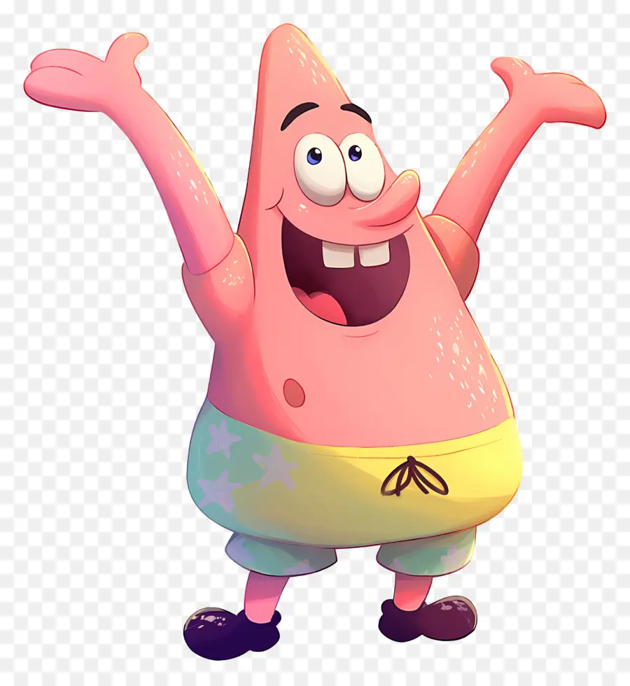 Patrick Star，ตัวละครปลาดาวสีชมพู PNG