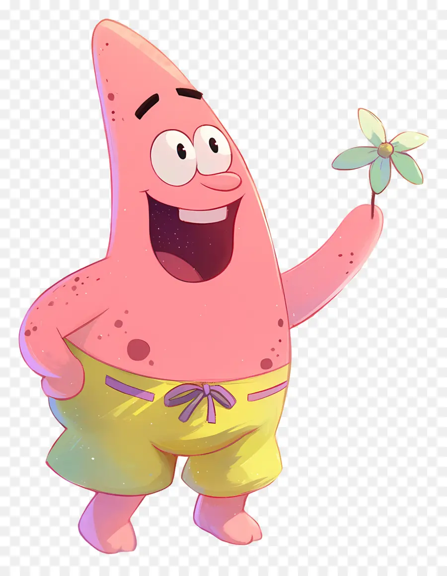 Patrick Star，ตัวละครปลาดาวสีชมพู PNG