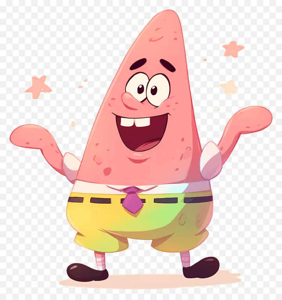 Patrick Star，ตัวละครปลาดาวสีชมพู PNG