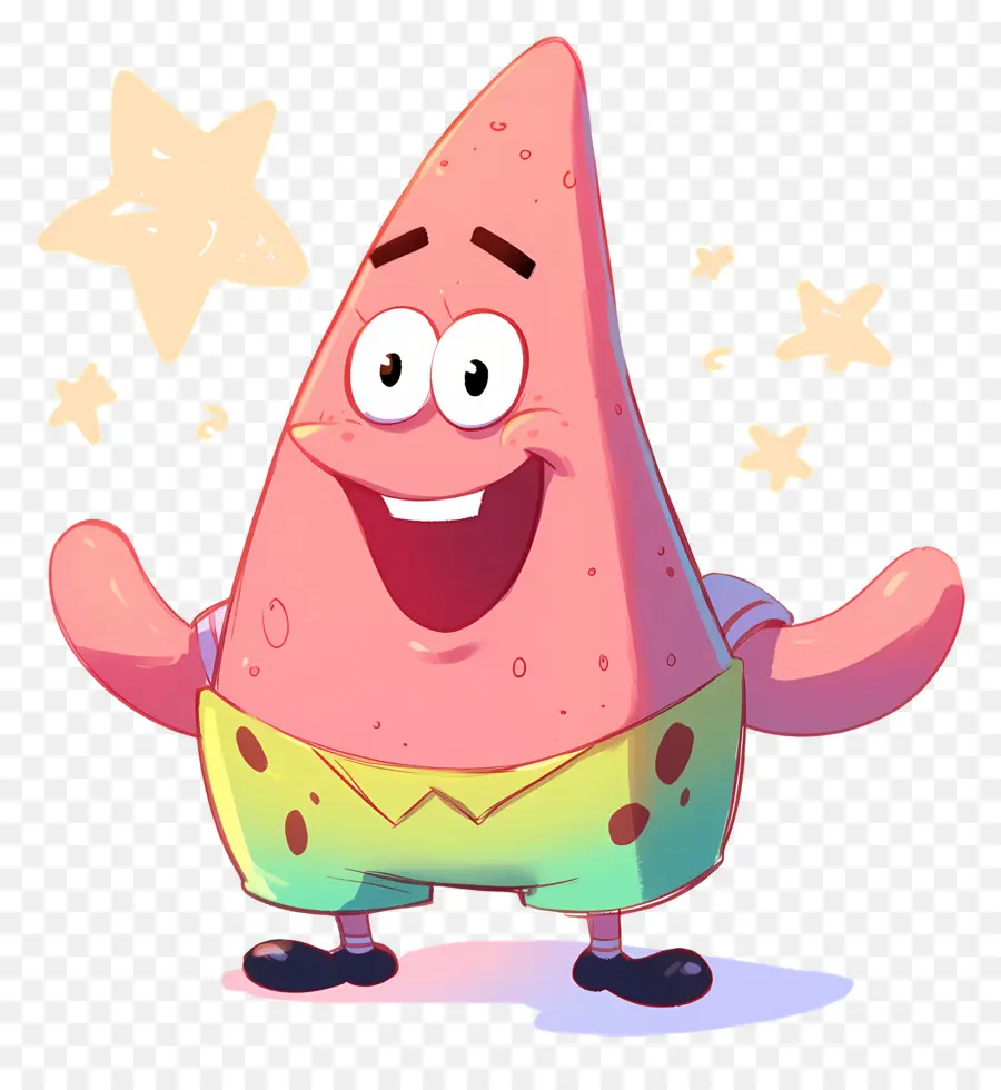 Patrick Star，ปลาดาวการ์ตูน PNG