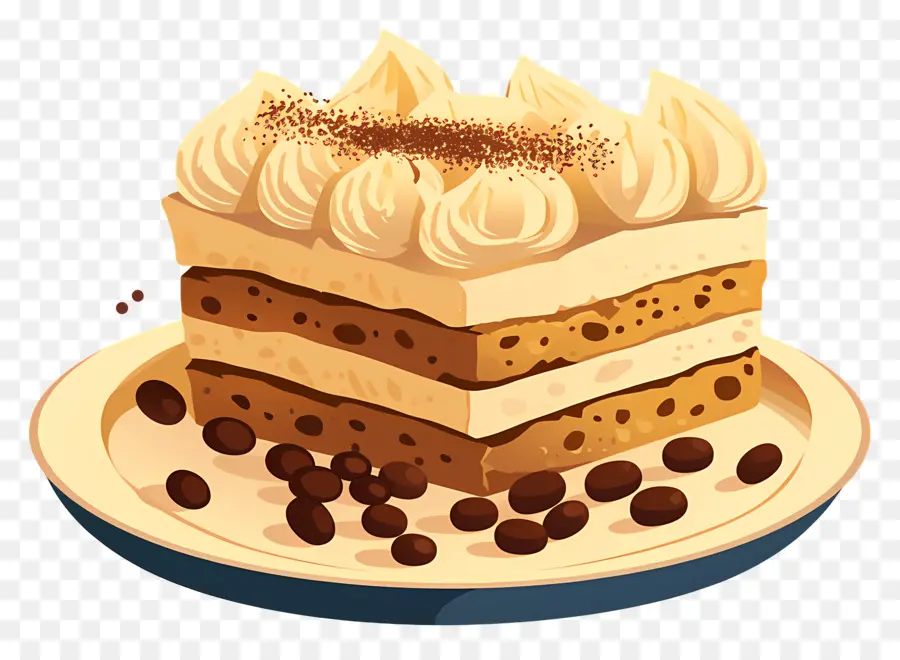 เค้ก Tiramisu，เค้กชั้น PNG