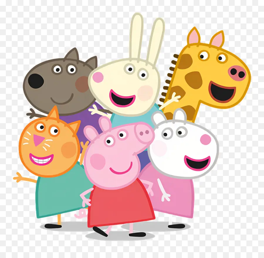 Peppa Pig，ตัวละครสัตว์การ์ตูน PNG