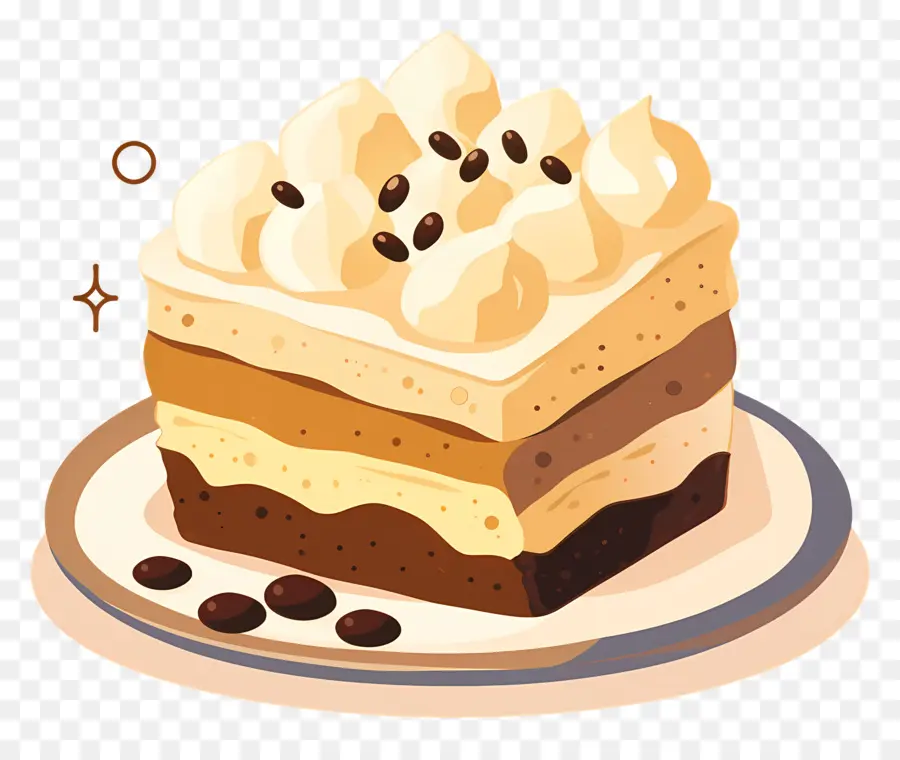 เค้ก Tiramisu，เค้กเลเยอร์ PNG