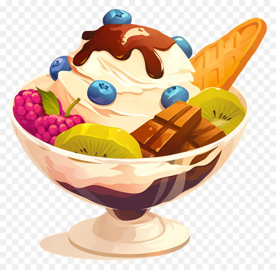 วันซันเดย์แห่งชาติ，ไอศกรีม Sundae PNG