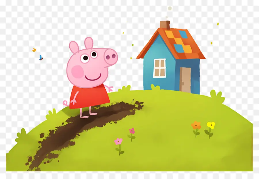 Peppa Pig，ตัวการ์ตูนหมู PNG