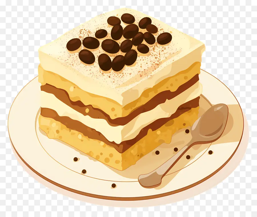 เค้ก Tiramisu，กาแฟ PNG