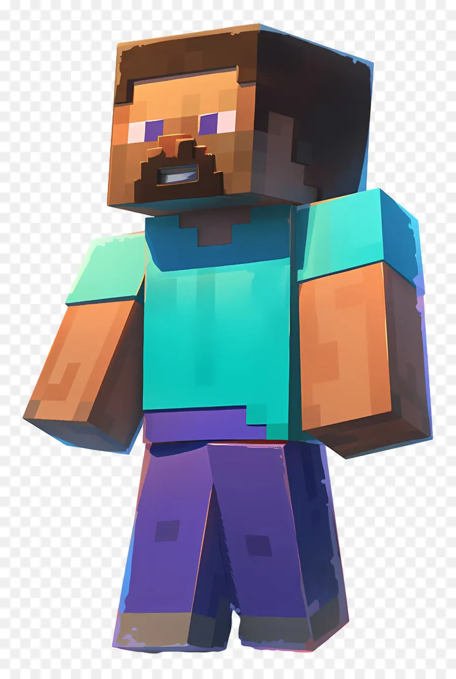 Minecraft Steve，ตัวละครพิกเซล PNG