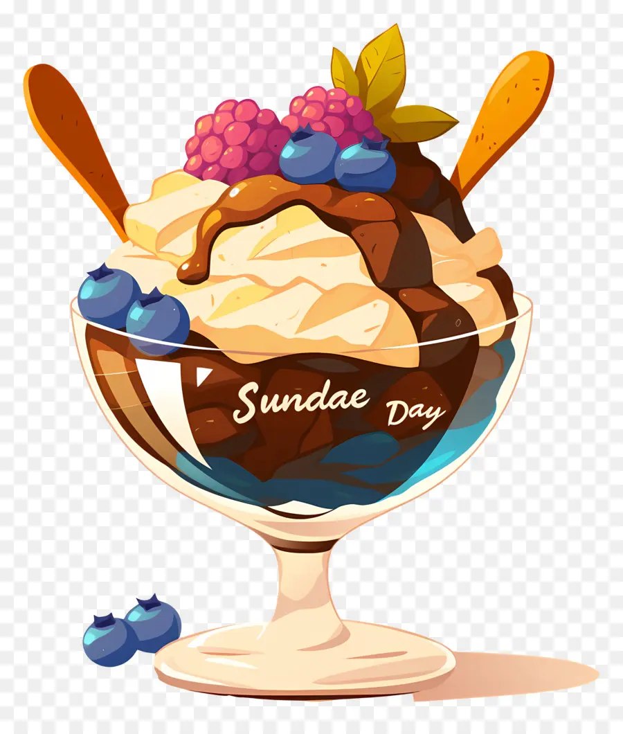 วันซันเดย์แห่งชาติ，ไอศกรีม Sundae PNG