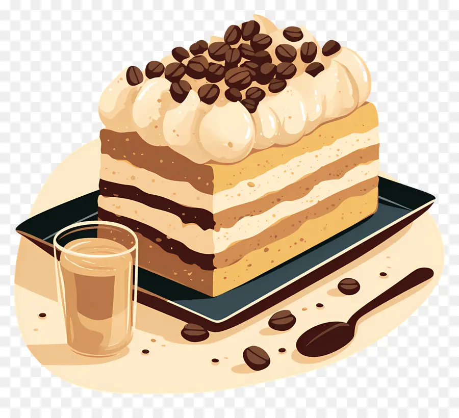 เค้ก Tiramisu，เค้กชั้น PNG