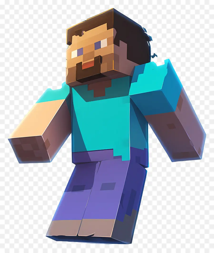 Minecraft Steve，ตัวละครพิกเซล PNG